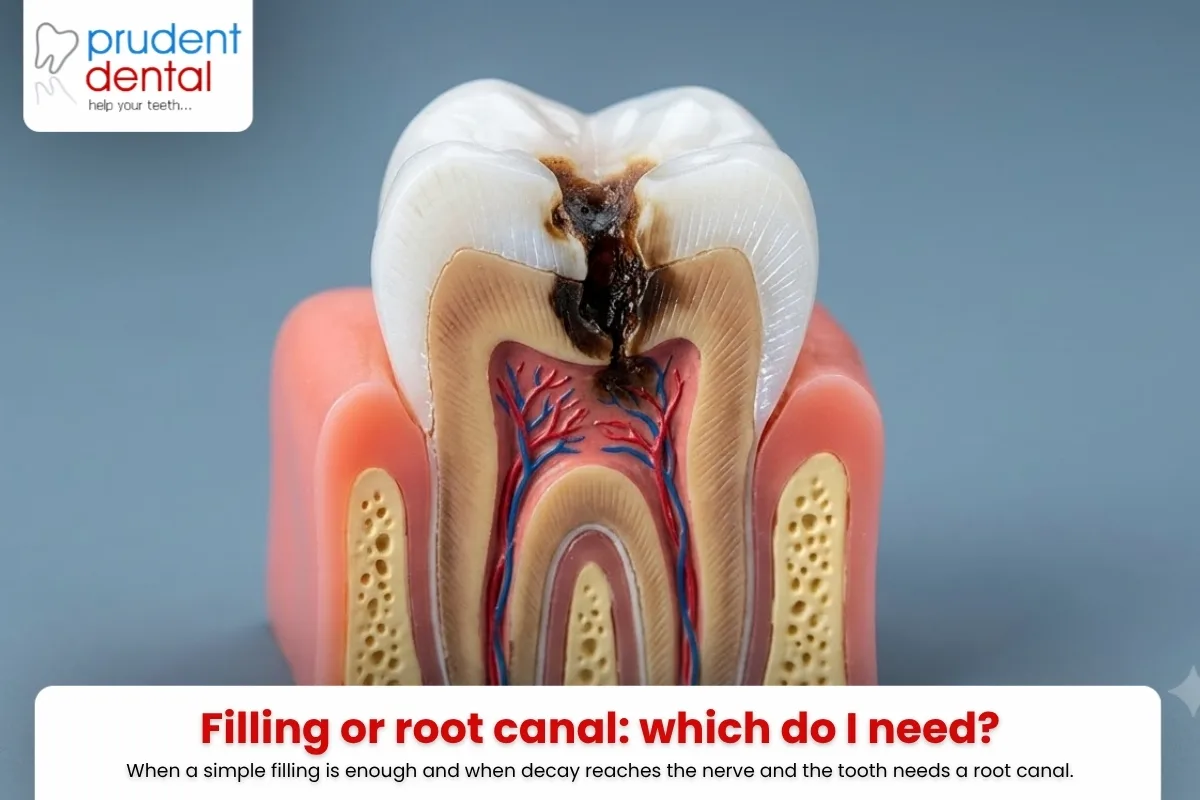 Filling or root canal: which do I need?