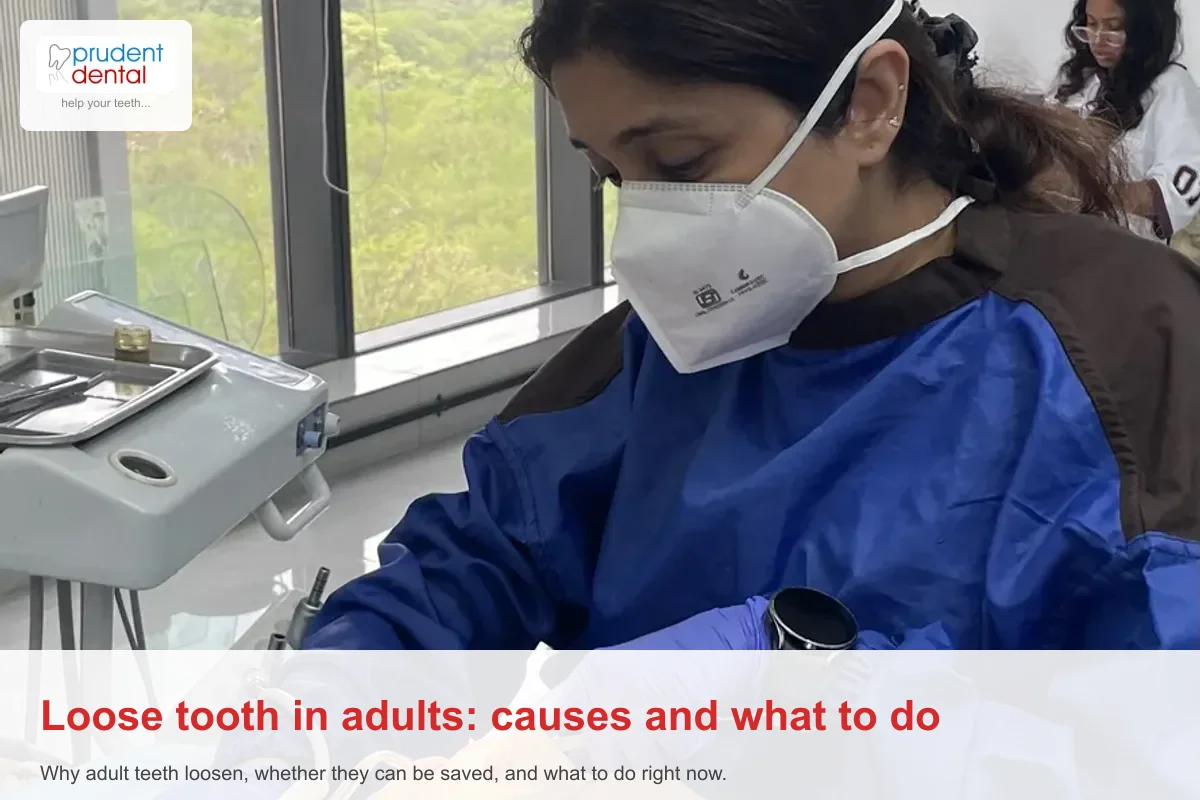 Loose tooth in adults: causes and what to do