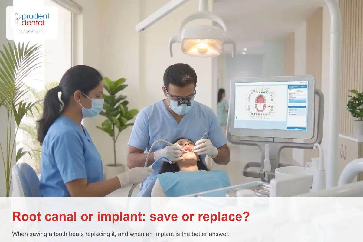 Root canal or implant: save or replace?