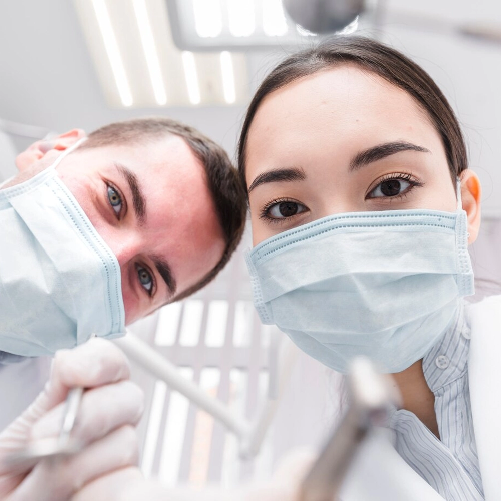 Sterilised dental instruments ready for treatment